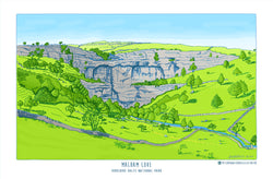 Limited Edition Malham Cove Canvas by Stephen Waterhouse