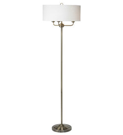 Grantham Floor Lamp - Antique Brass