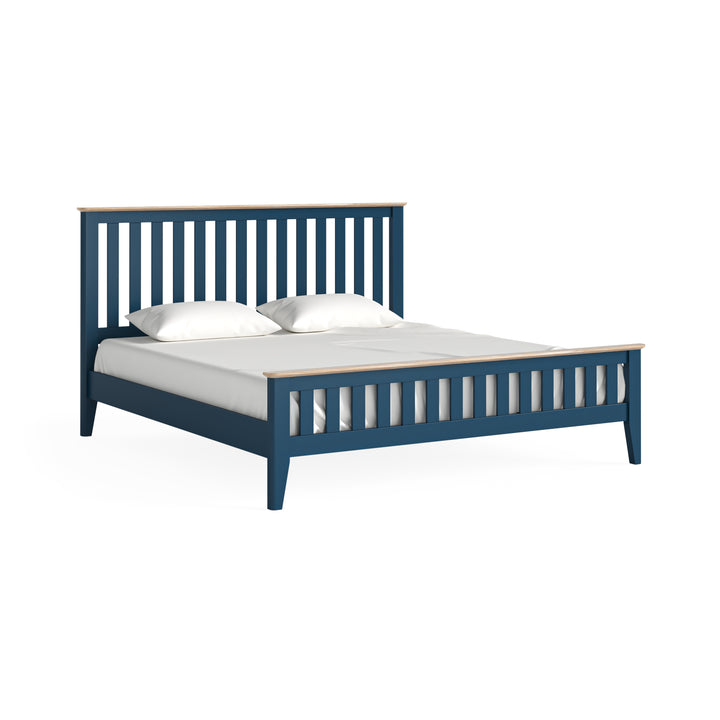 Devon 6' Slatted Bed - Navy