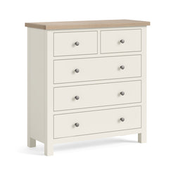 Modern Country 2 Over 3 Chest - Coconut White