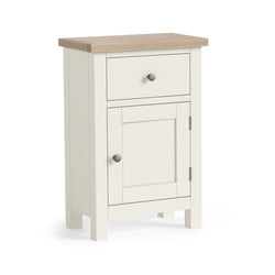 Modern Country Telephone Cupboard - Coconut White