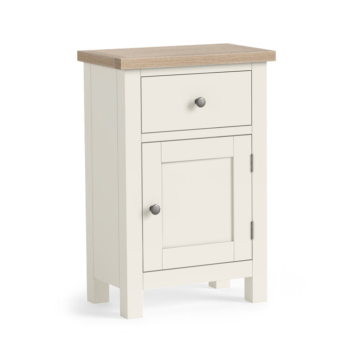 Modern Country Telephone Cupboard - Coconut White