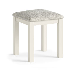 Modern Country Stool - Coconut White