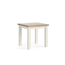Modern Country Flip Top Table - Coconut White