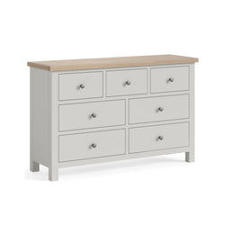 Modern Country 3 Over 4 Chest - Stone Grey