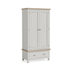 Modern Country Gents Wardrobe - Stone Grey