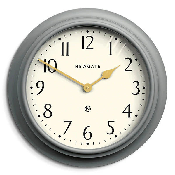 Newgate Westhampton Wall Clock In Grey