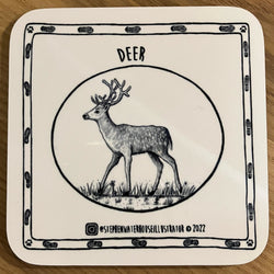 Deer Coaster by Stephen Waterhouse