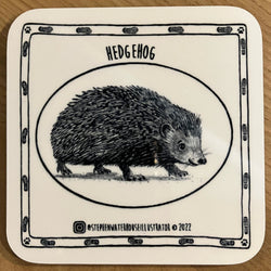 Hedgehog Coaster by Stephen Waterhouse
