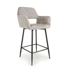 Sorento Chenille Corduroy Bar Chair - Mink