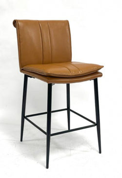 Lansdowne Faux Leather Bar Stool - Tan