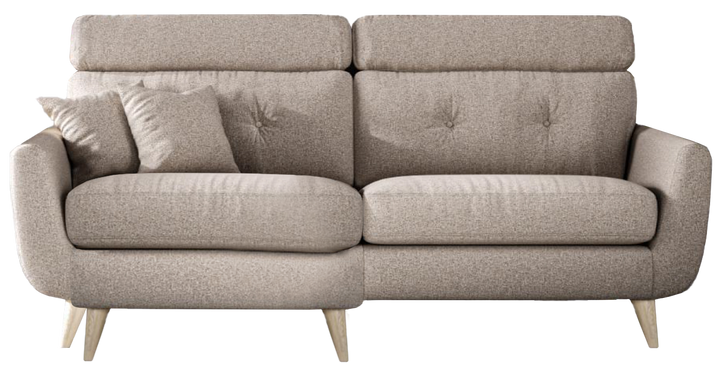 Stockholm High Back Large Sofa With Reversible Chaise