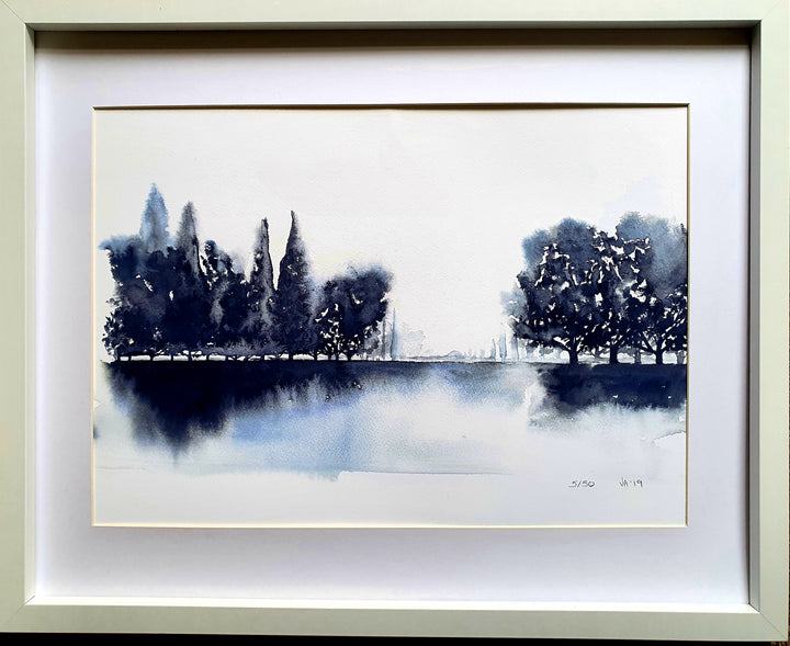 Limited Edition Signed framed prints by Victoria Alderson Art - Florence Trees