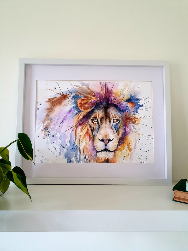 Limited Edition Signed framed prints by Victoria Alderson Art - Mane