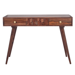 Taj Sheesham Wood Honeycomb Design Console