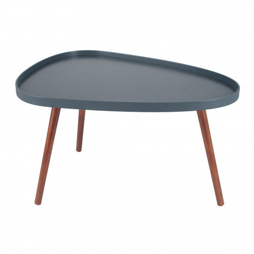 Clarice Grey & Brown Teardrop Coffee Table