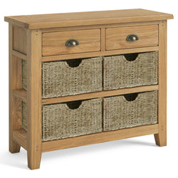 Burford Console Table With Baskets