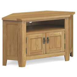 Burford Corner TV Unit With Doors