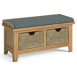 Burford Hallway Storage Bench With Baskets