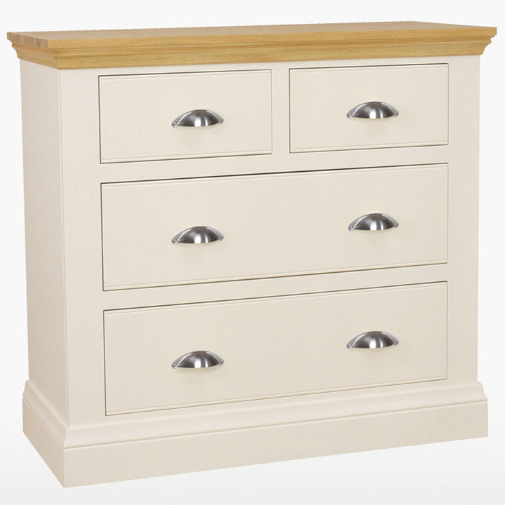 Coelo 2+2 Wood Top Chest Of Drawers