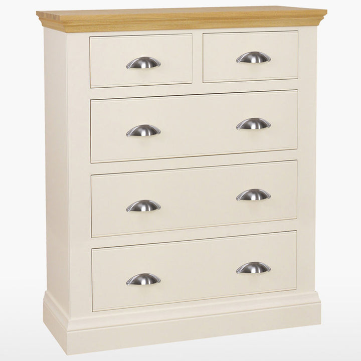 Coelo Wood Top 3+2 Chest of Drawers