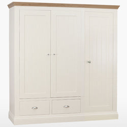 Coelo Wood Top Triple Ladies Wardrobe