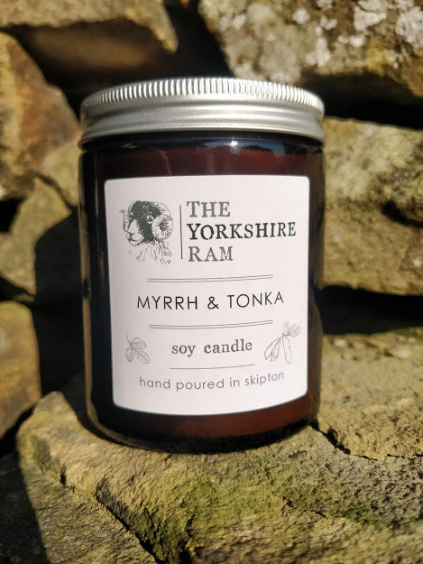 Myrrh & Tonka Soy Wax Candle