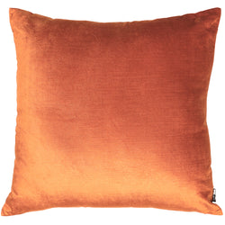 Velveteen Large Orange Cushion
