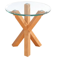 Oporto Glass Side Table