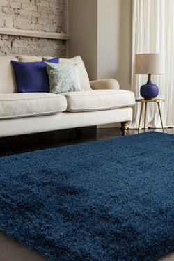 Payton Deep Pile Navy Rug