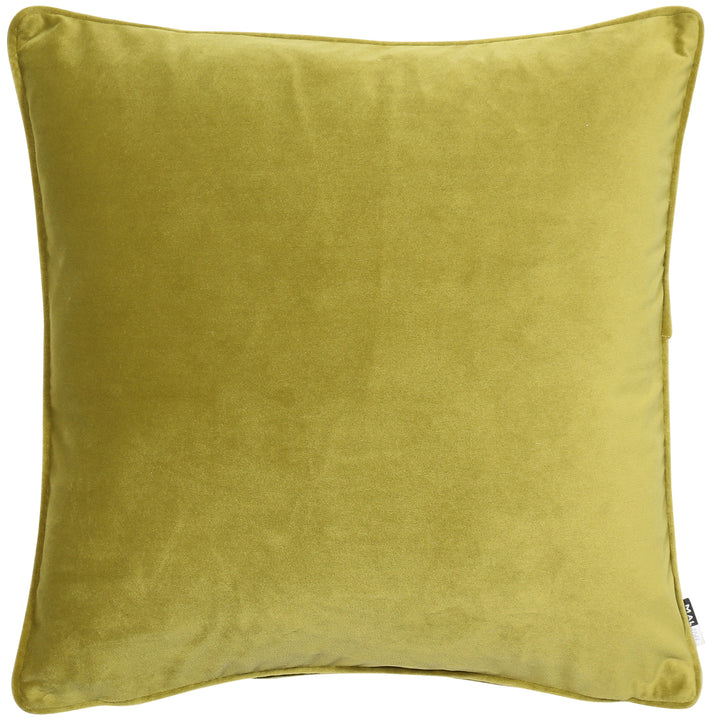 Luxe Acid Green Velvet Cushion