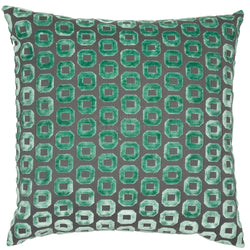 Bentley Mint Geo Pattern Cushion