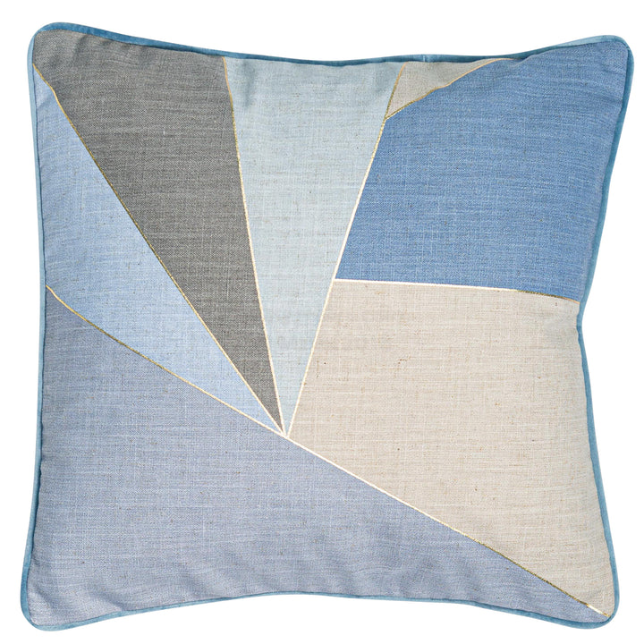 Shatter Blue Cushion
