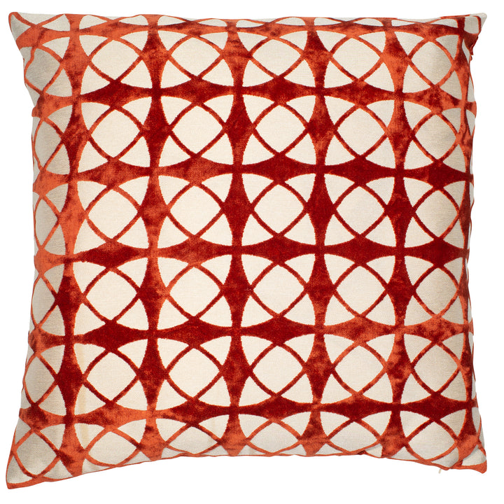 Malini Spiral Orange Cushion