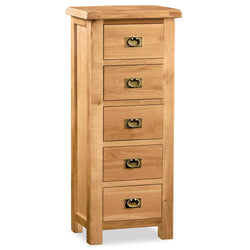 Salisbury Tallboy 5 Drawer Chest Of Drawers