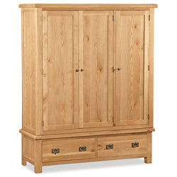 Salisbury Triple Door Wooden Wardrobe