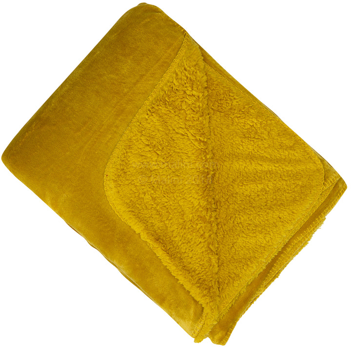 Cosy Throw - Mustard