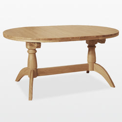 Windsor Oval Double Pedestal Extending Table