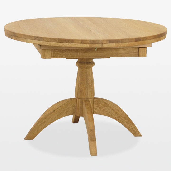 Windsor Round Single Pedestal Extending Table