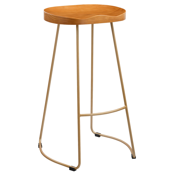 Bailey Bar Stool - Gold
