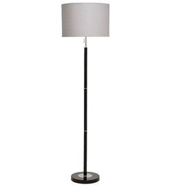 Madaline Floor Lamp - Black / Chrome