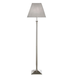 Nelson Floor Lamp - Satin Chrome