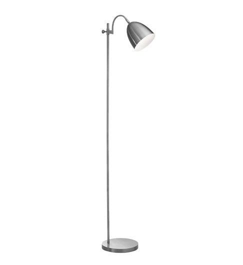 Seb Floor Lamp - Brushed Chrome