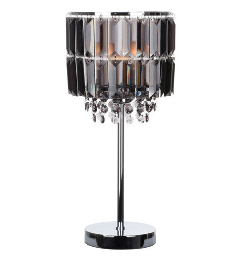 Chloe Smoke Acrylic Table Lamp